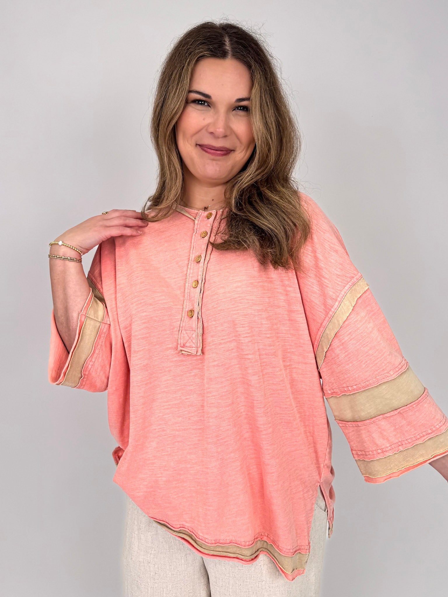 Move Forward Color Mix Top - PAPER DOLL