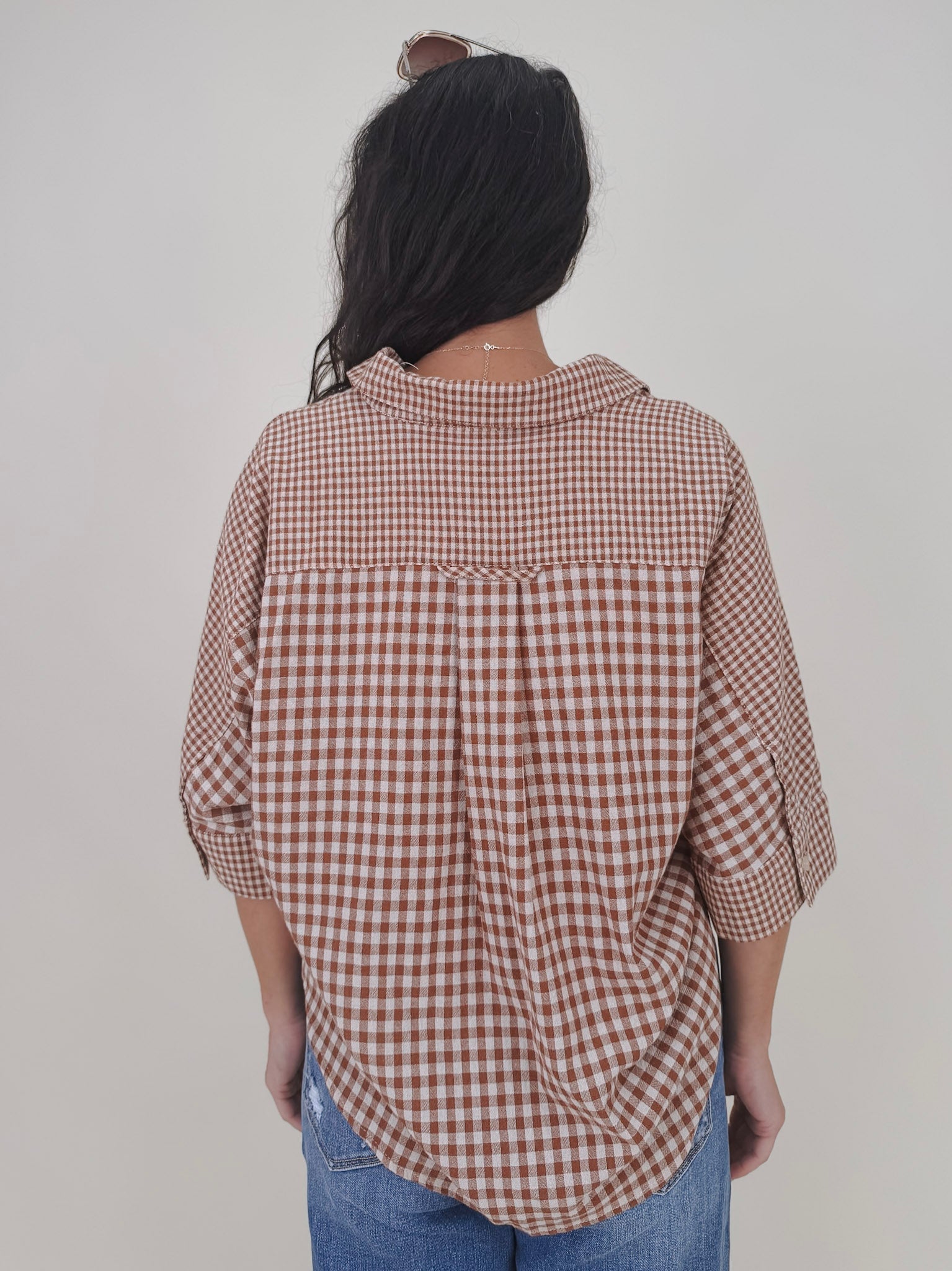 Edith Gingham Blouse - PAPER DOLL