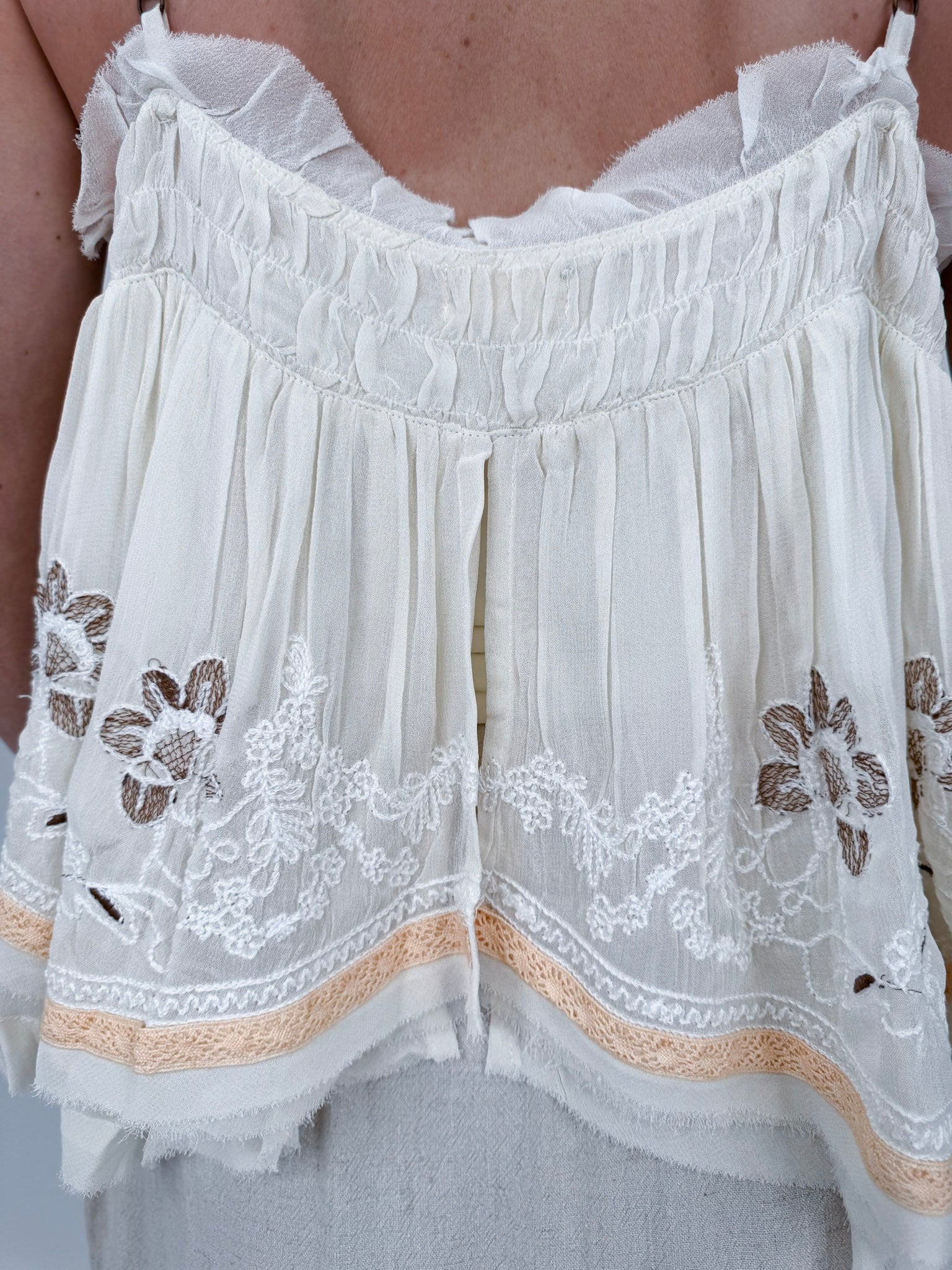 Country Darling Square Neck Top - PAPER DOLL