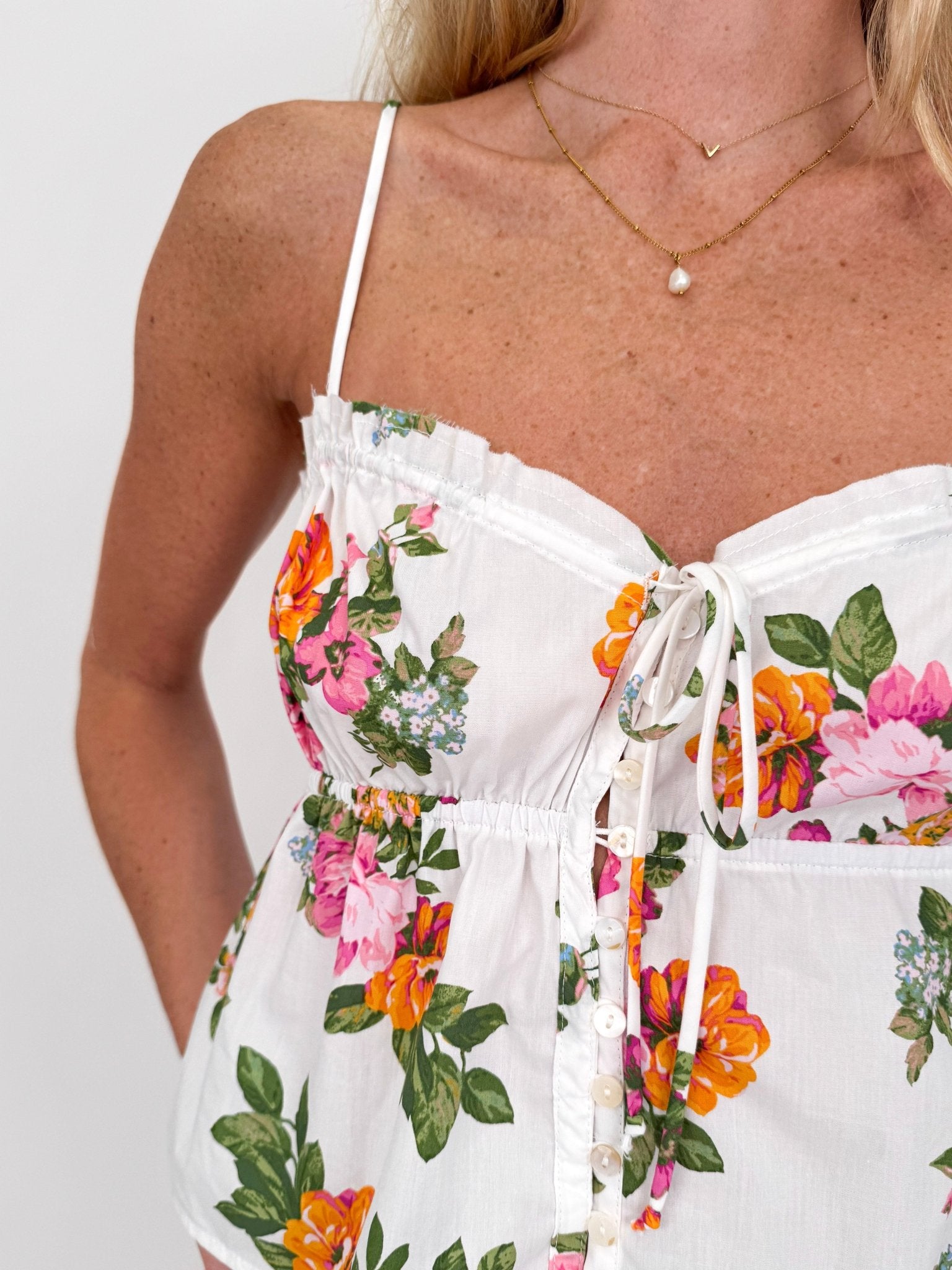 Vacay Mode Floral Blouse - PAPER DOLL
