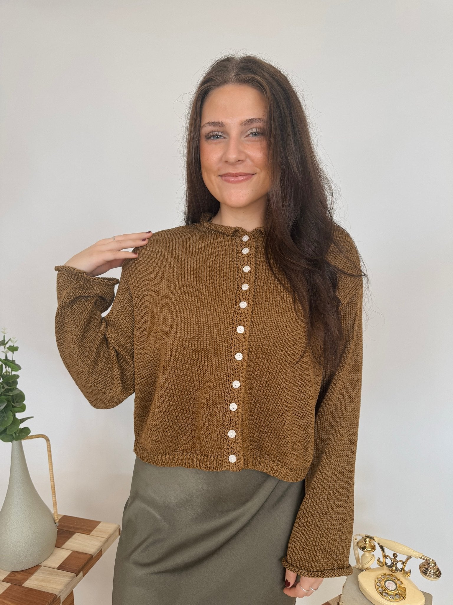 Maria Knit Button Up Cardigan - PAPER DOLL