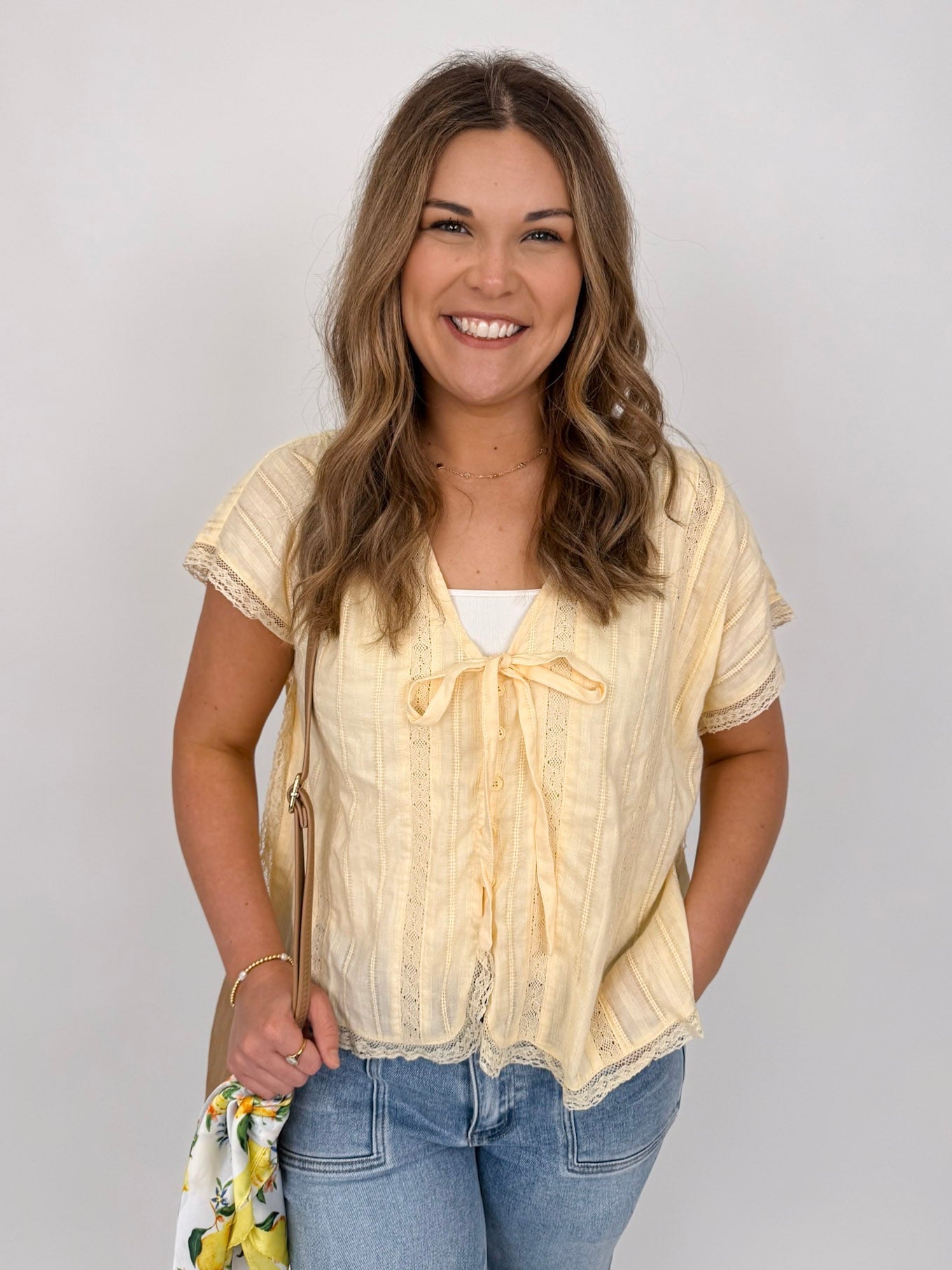 Lanie Lace Blouse - PAPER DOLL