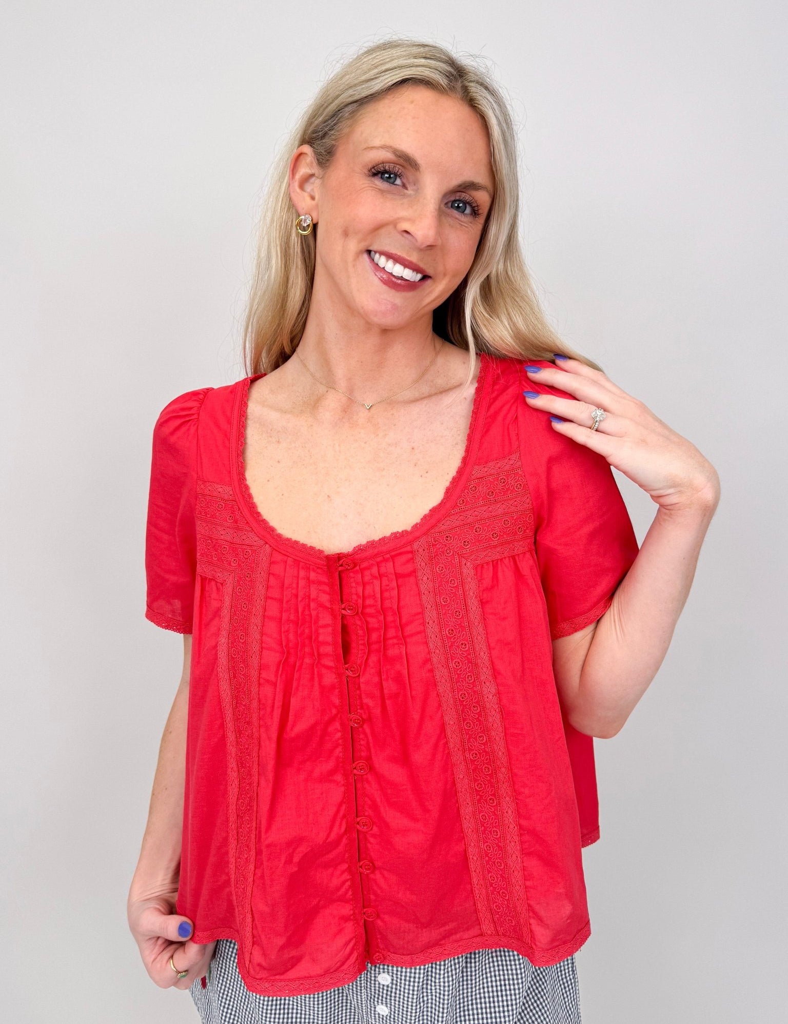 Olivia Lace Blouse - PAPER DOLL