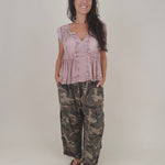 Collins V-Neck Blouse - PAPER DOLL