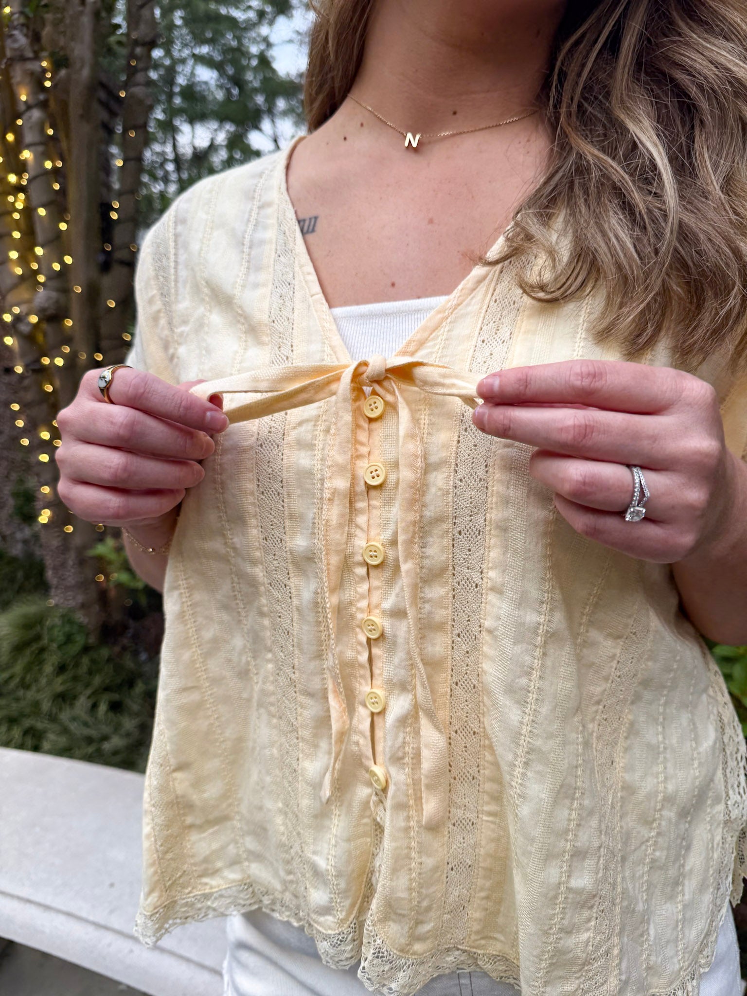 Lanie Lace Blouse - PAPER DOLL