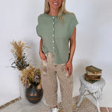 Woven Moments Sweater Vest Cardigan - PAPER DOLL