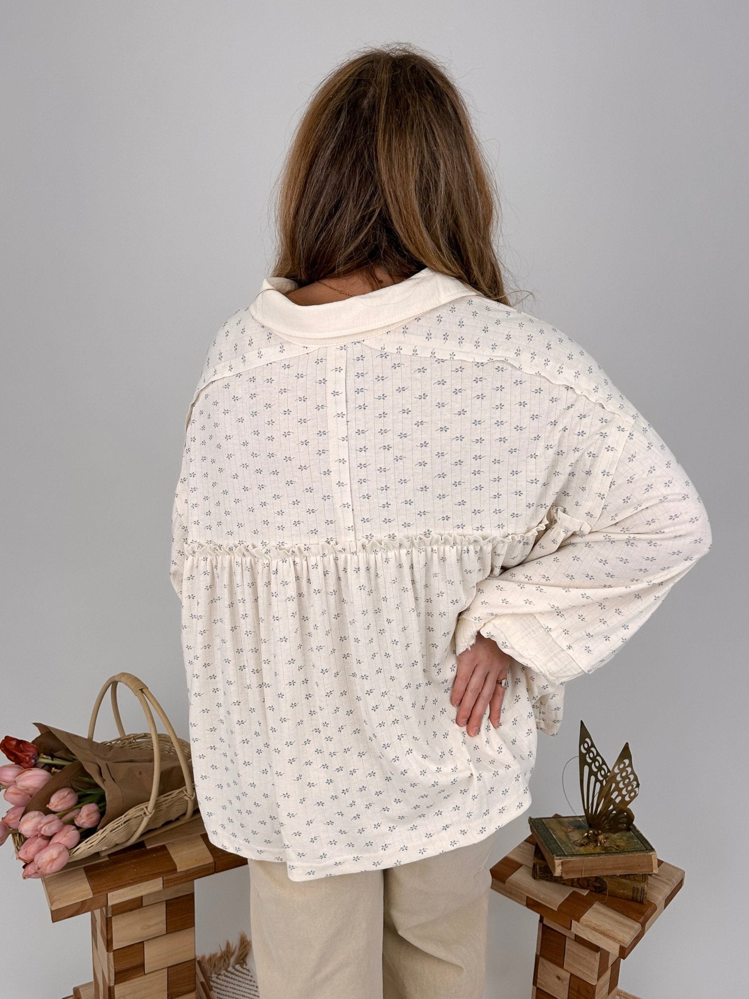 Baby Blossom Knit Blouse - PAPER DOLL