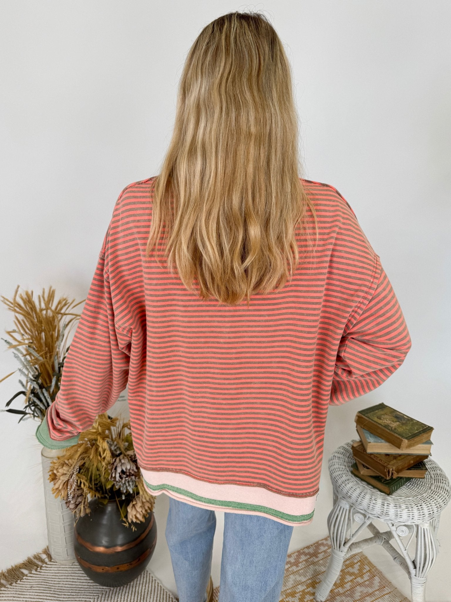 Raya Terry Knit Sweatshirt - PAPER DOLL