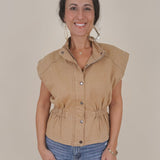 Oak Alley Snap Up Top - PAPER DOLL