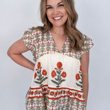Debbie Floral Blouse - PAPER DOLL