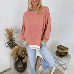 Raya Terry Knit Sweatshirt - PAPER DOLL