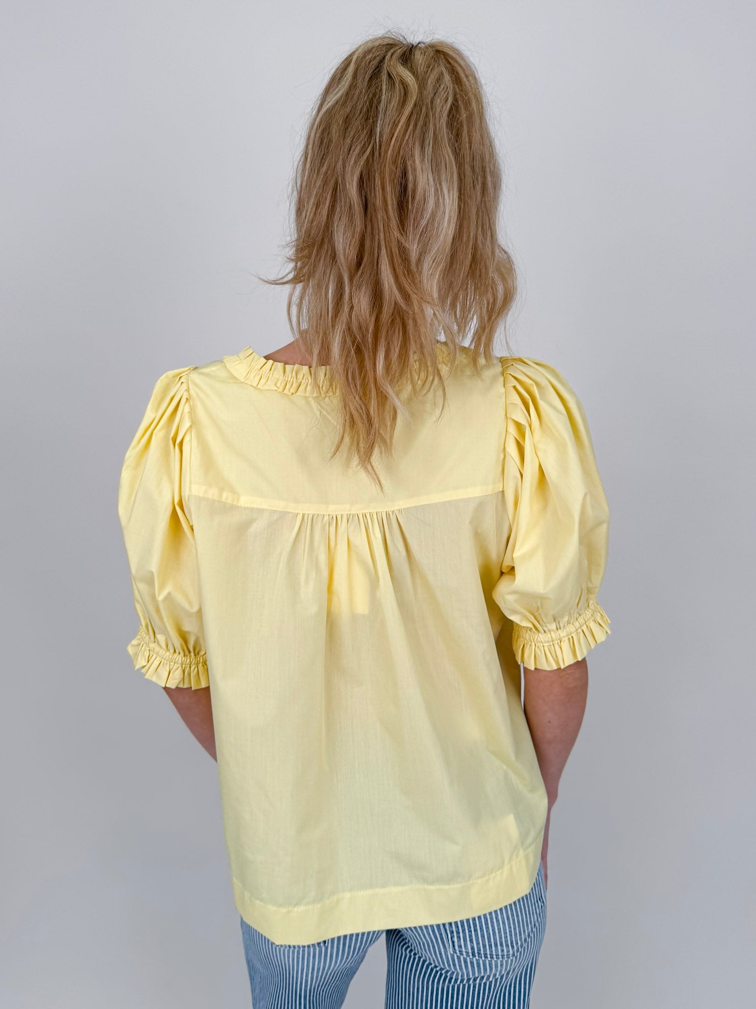 By Some Time Puff Sleeve Top - PAPER DOLL