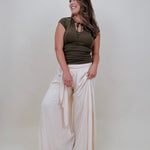 Allie Tie Detail Blouse - PAPER DOLL