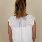 Hadleigh Smocked Neckline Blouse - PAPER DOLL