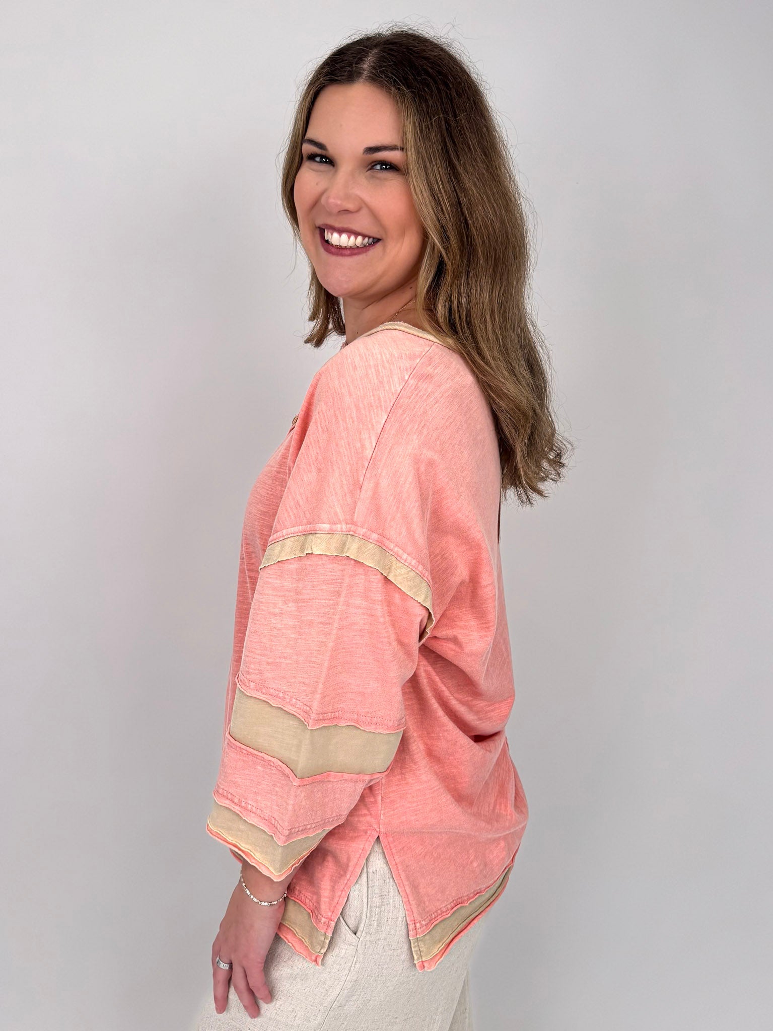 Move Forward Color Mix Top - PAPER DOLL