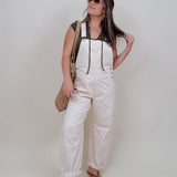 Allie Tie Detail Blouse - PAPER DOLL