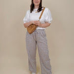 Clover Smocked Puff Sleeve Blouse - PAPER DOLL