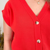 Georgia Smiles Sweater Vest - PAPER DOLL