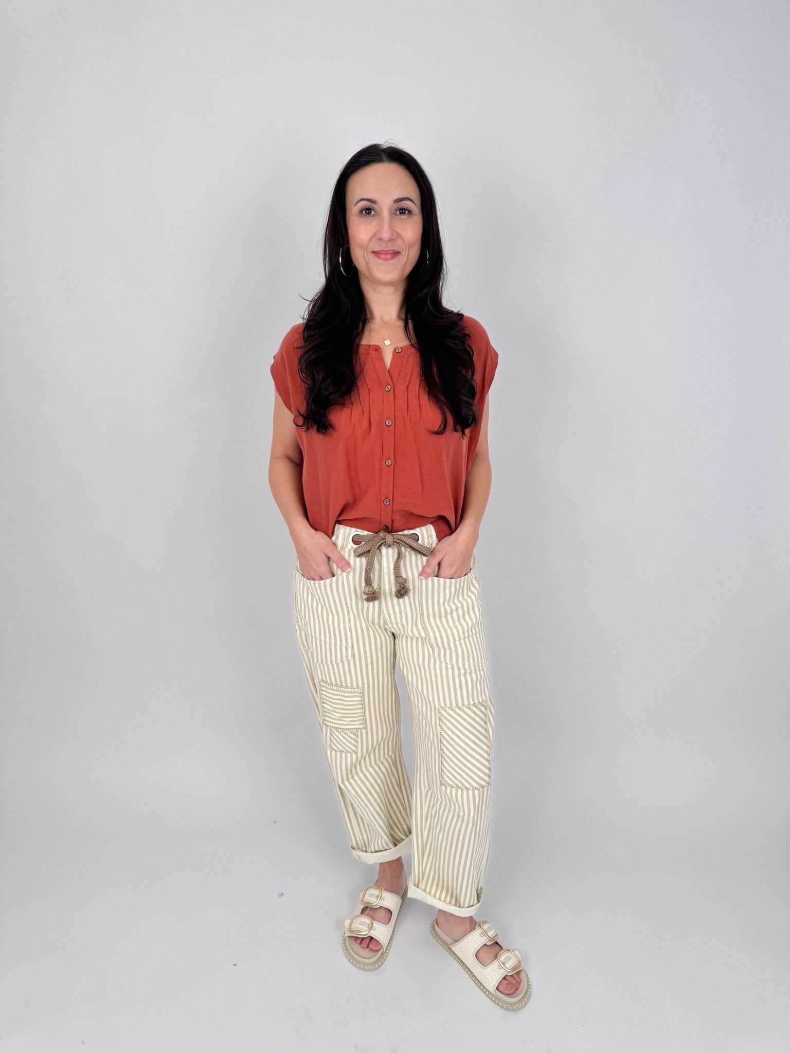 Astrid Button Down Blouse - PAPER DOLL