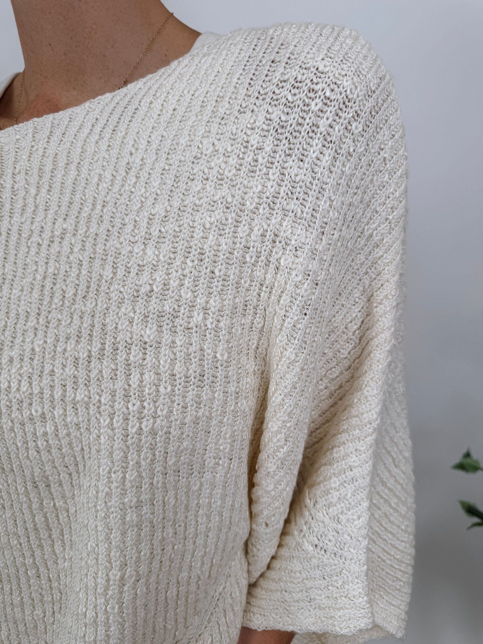 Claudia Knit Sweater Top - PAPER DOLL