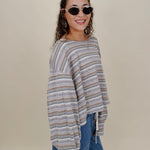 All That Striped Oversized Top - PAPER DOLL