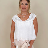 Hadleigh Smocked Neckline Blouse - PAPER DOLL