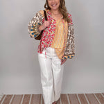 Polly Multi Print Top - PAPER DOLL