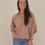 Edith Gingham Blouse - PAPER DOLL