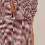 Joan Gingham Blouse - PAPER DOLL