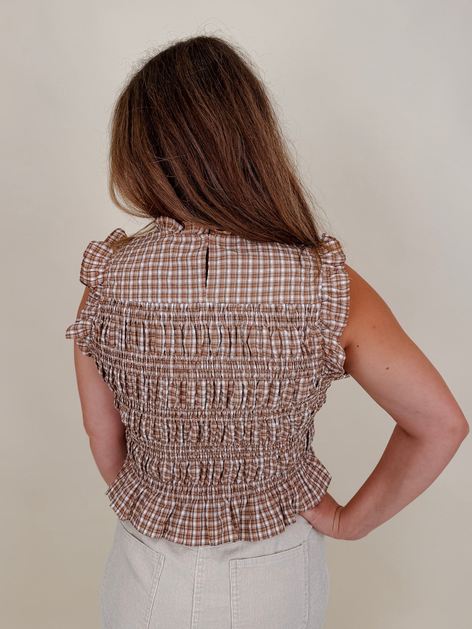 Tammy Plaid Blouse - PAPER DOLL