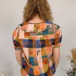 Gillian Puff Sleeve Button Up Top - PAPER DOLL