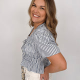 Julianna Peplum Top - PAPER DOLL