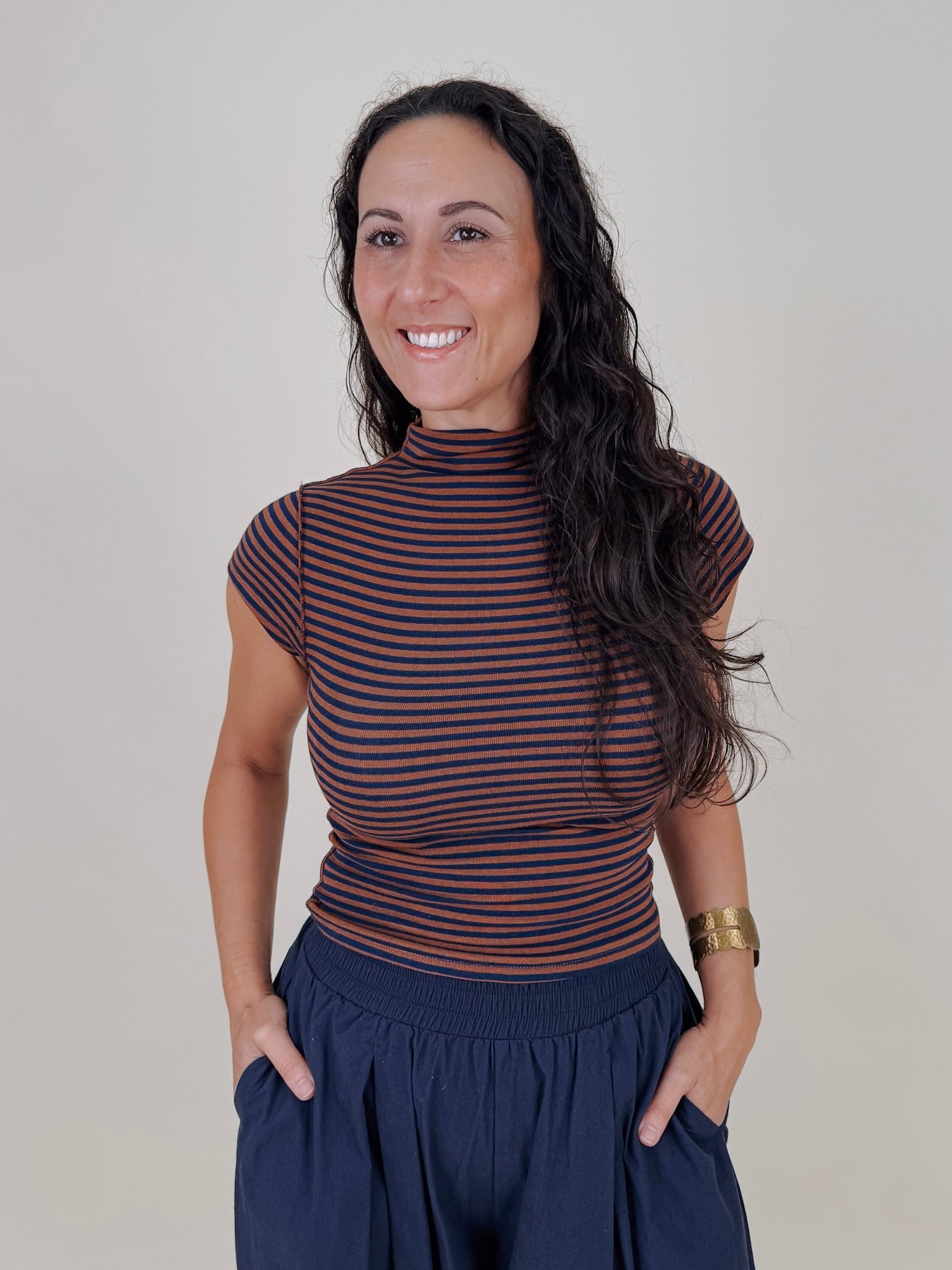 Carina Striped Top - PAPER DOLL