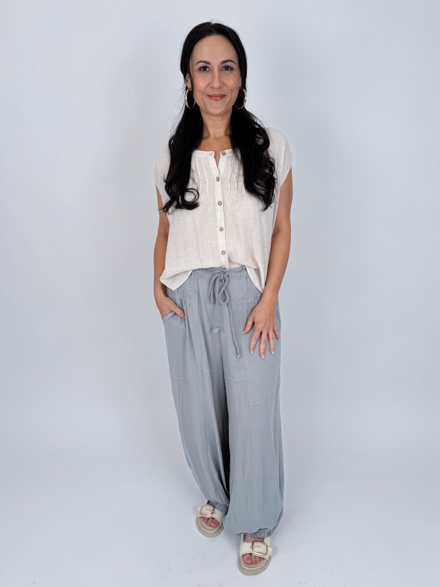 Astrid Button Down Blouse - PAPER DOLL