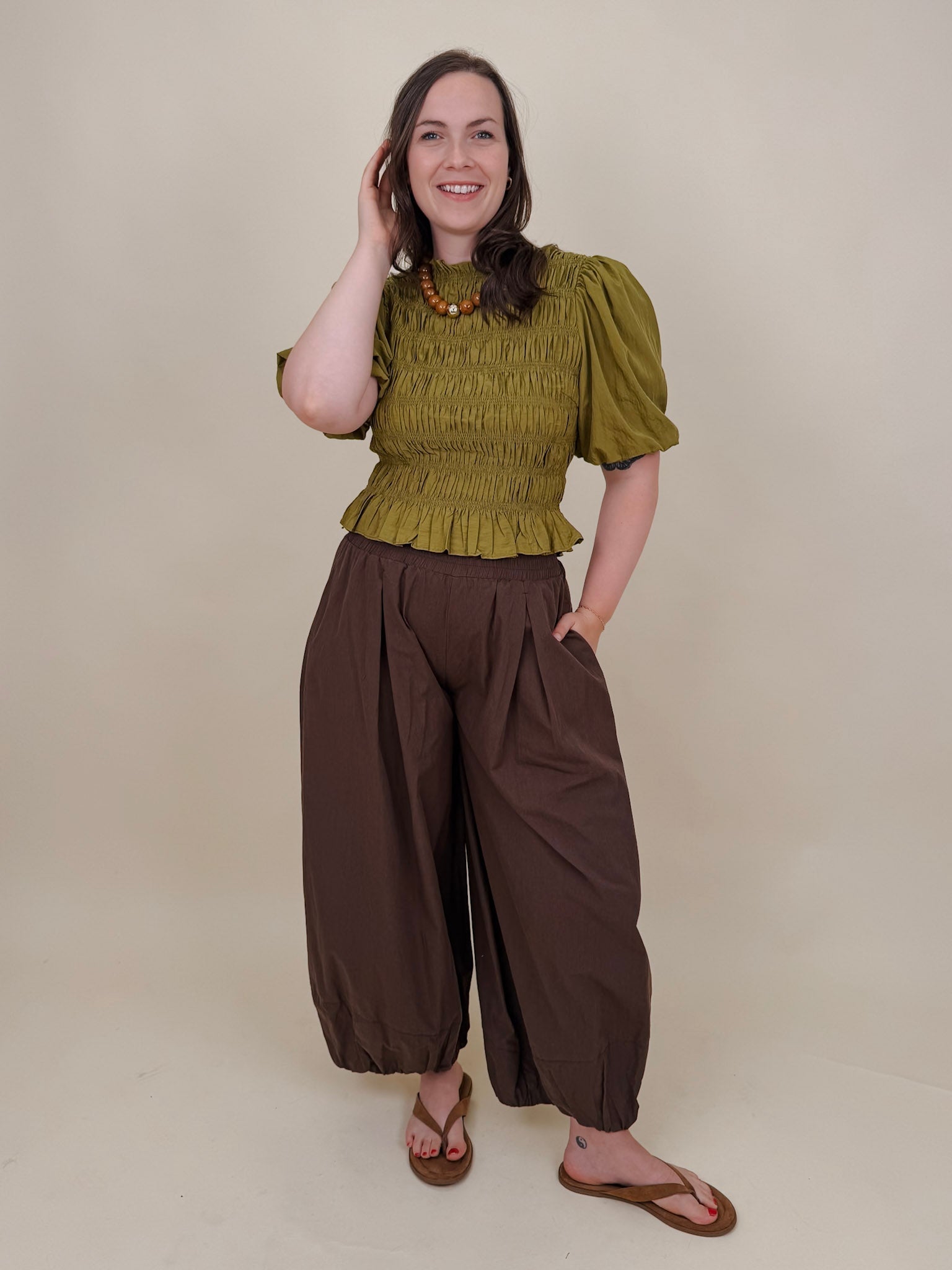 Fern Smocked Blouse - PAPER DOLL