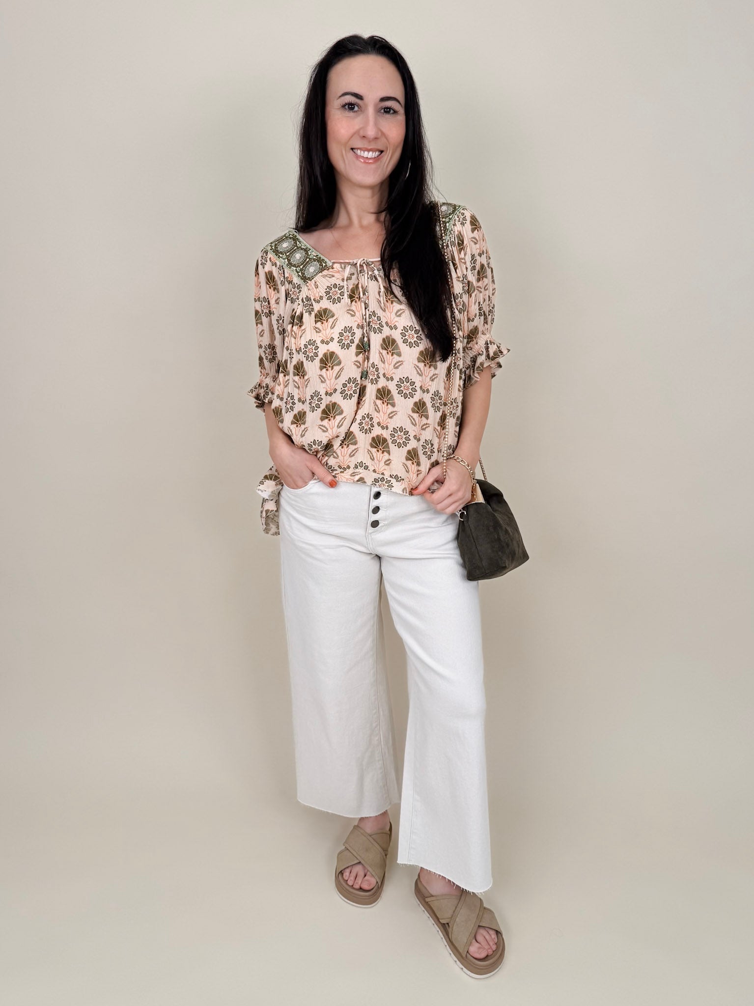 Kace Floral Boho Blouse - PAPER DOLL