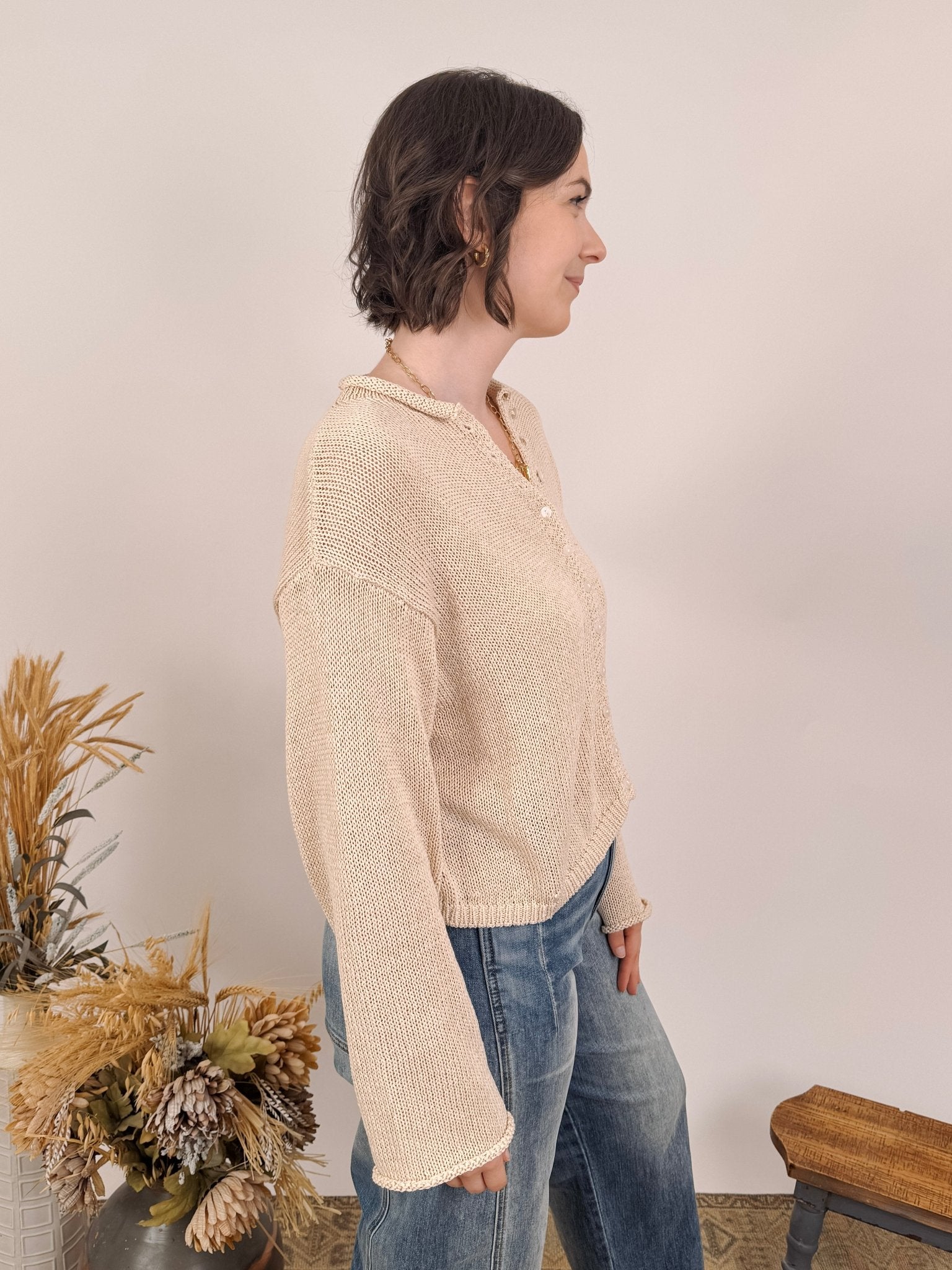 Maria Knit Button Up Cardigan - PAPER DOLL