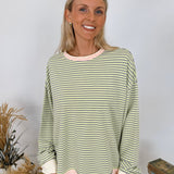 Raya Terry Knit Sweatshirt - PAPER DOLL