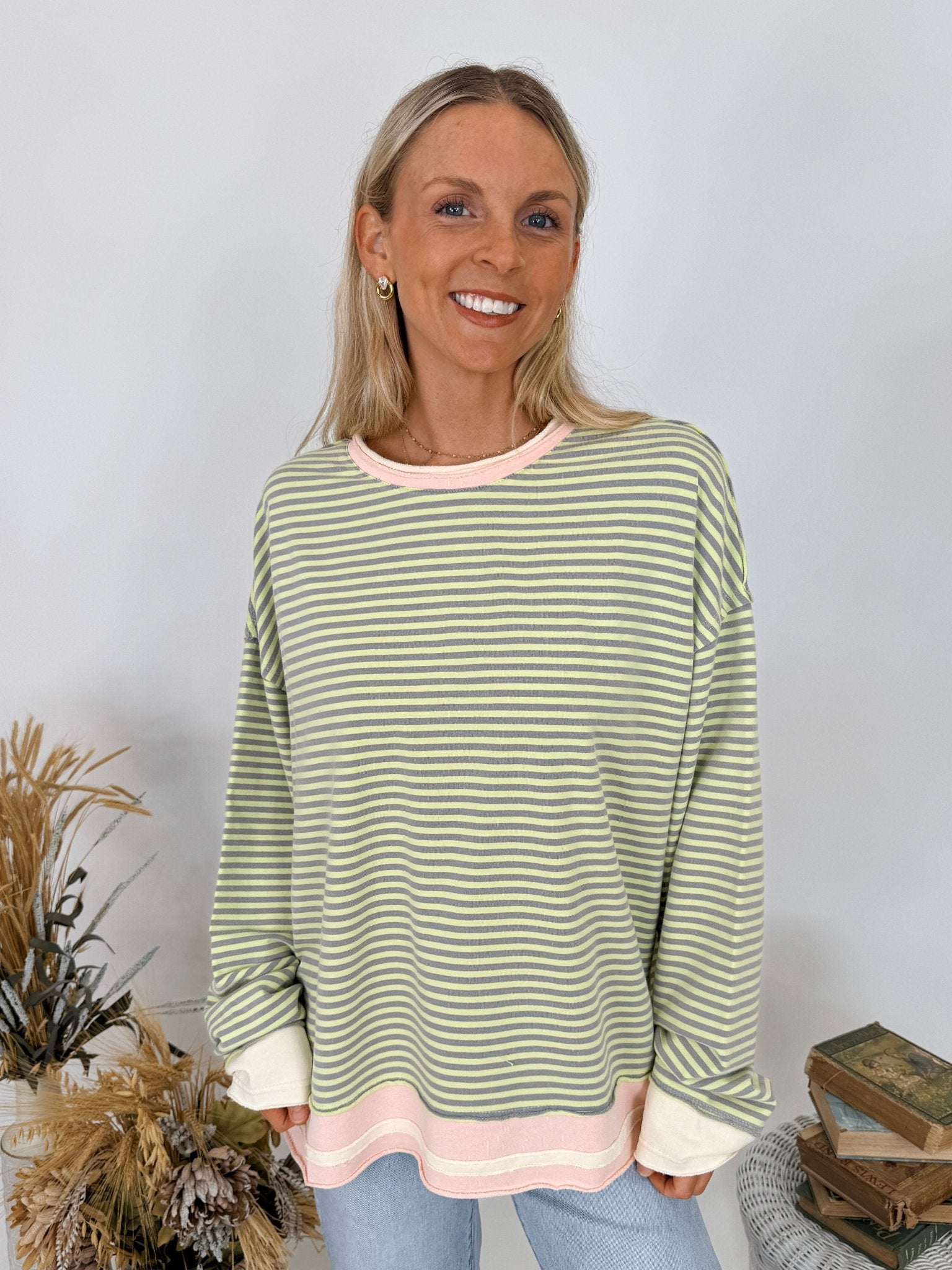 Raya Terry Knit Sweatshirt - PAPER DOLL