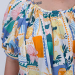 Celeste Patchwork Print Top - PAPER DOLL