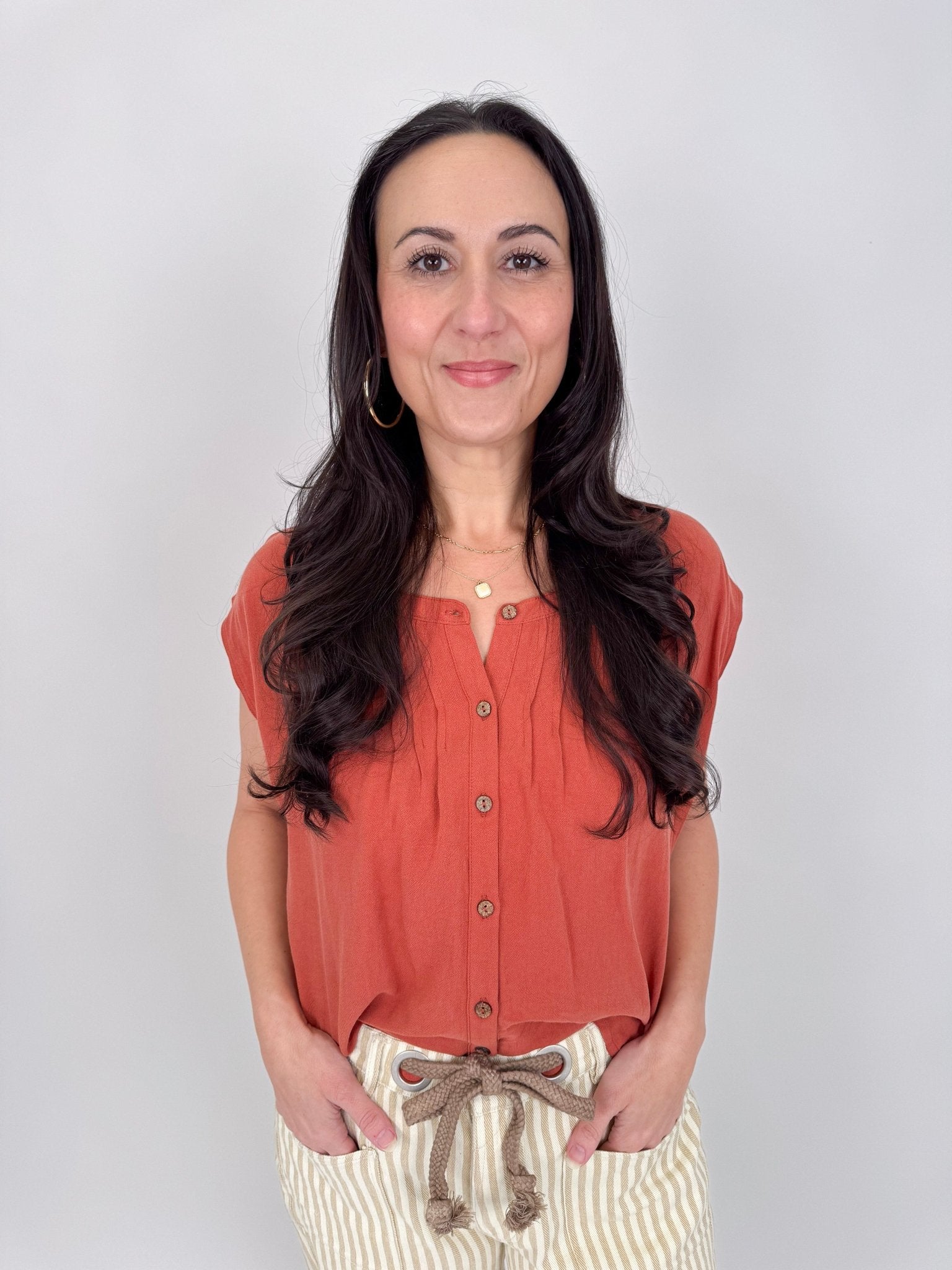 Astrid Button Down Blouse - PAPER DOLL