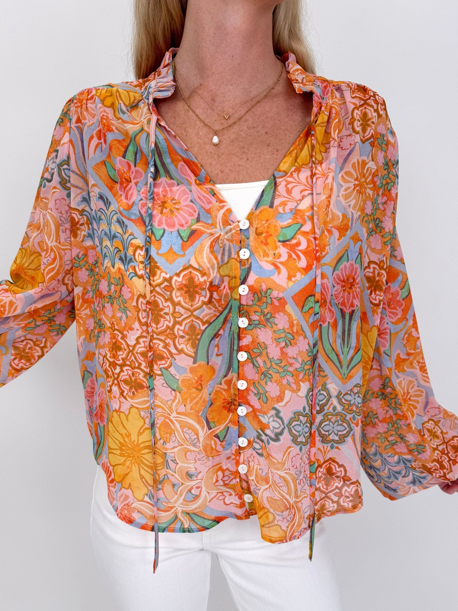 Together Again Blouse - PAPER DOLL