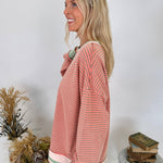 Raya Terry Knit Sweatshirt - PAPER DOLL
