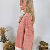 Raya Terry Knit Sweatshirt - PAPER DOLL