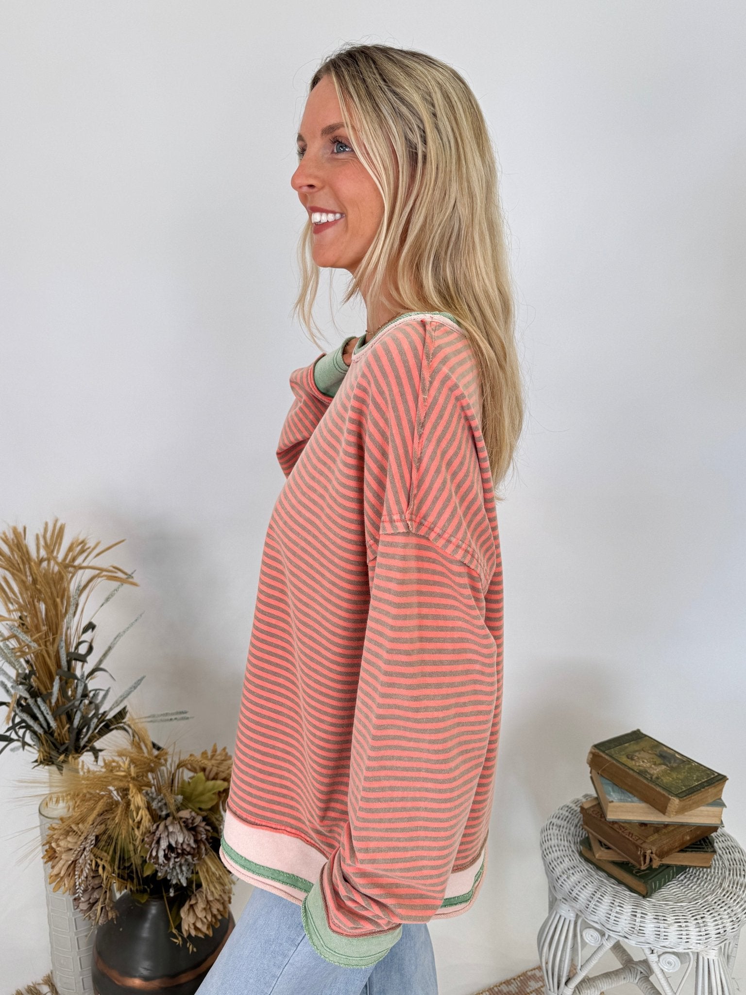 Raya Terry Knit Sweatshirt - PAPER DOLL