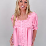 By Some Time Puff Sleeve Top - PAPER DOLL