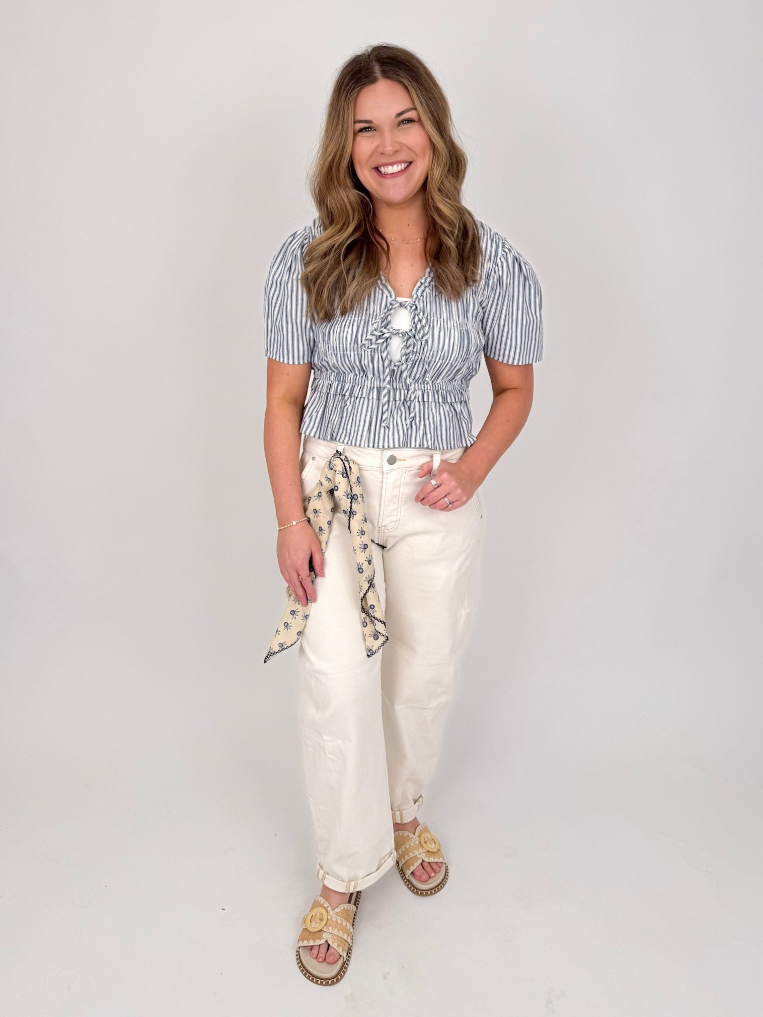 Julianna Peplum Top - PAPER DOLL