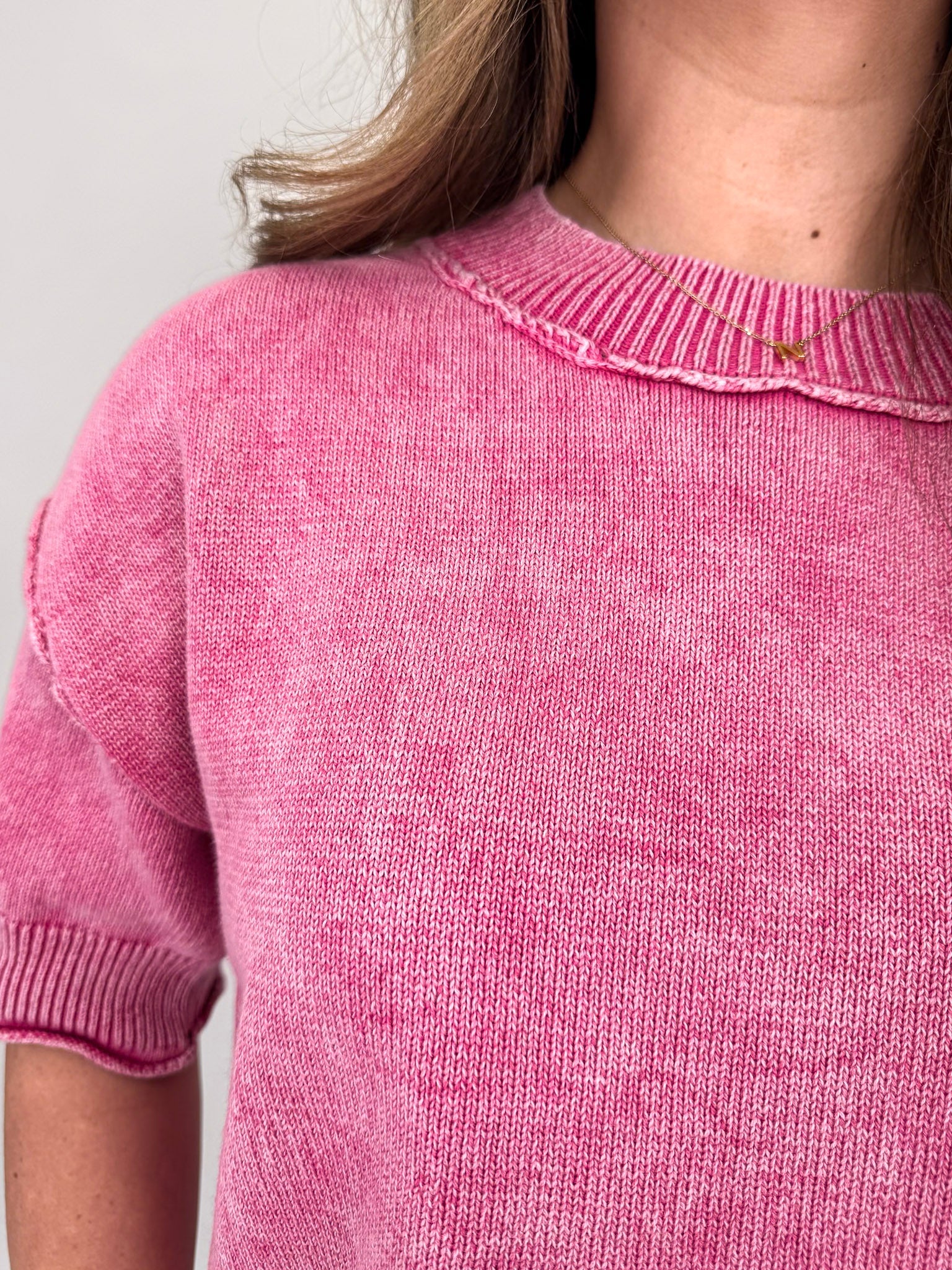 Leslie Ann Washed Knit Top - PAPER DOLL