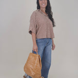 Edith Gingham Blouse - PAPER DOLL