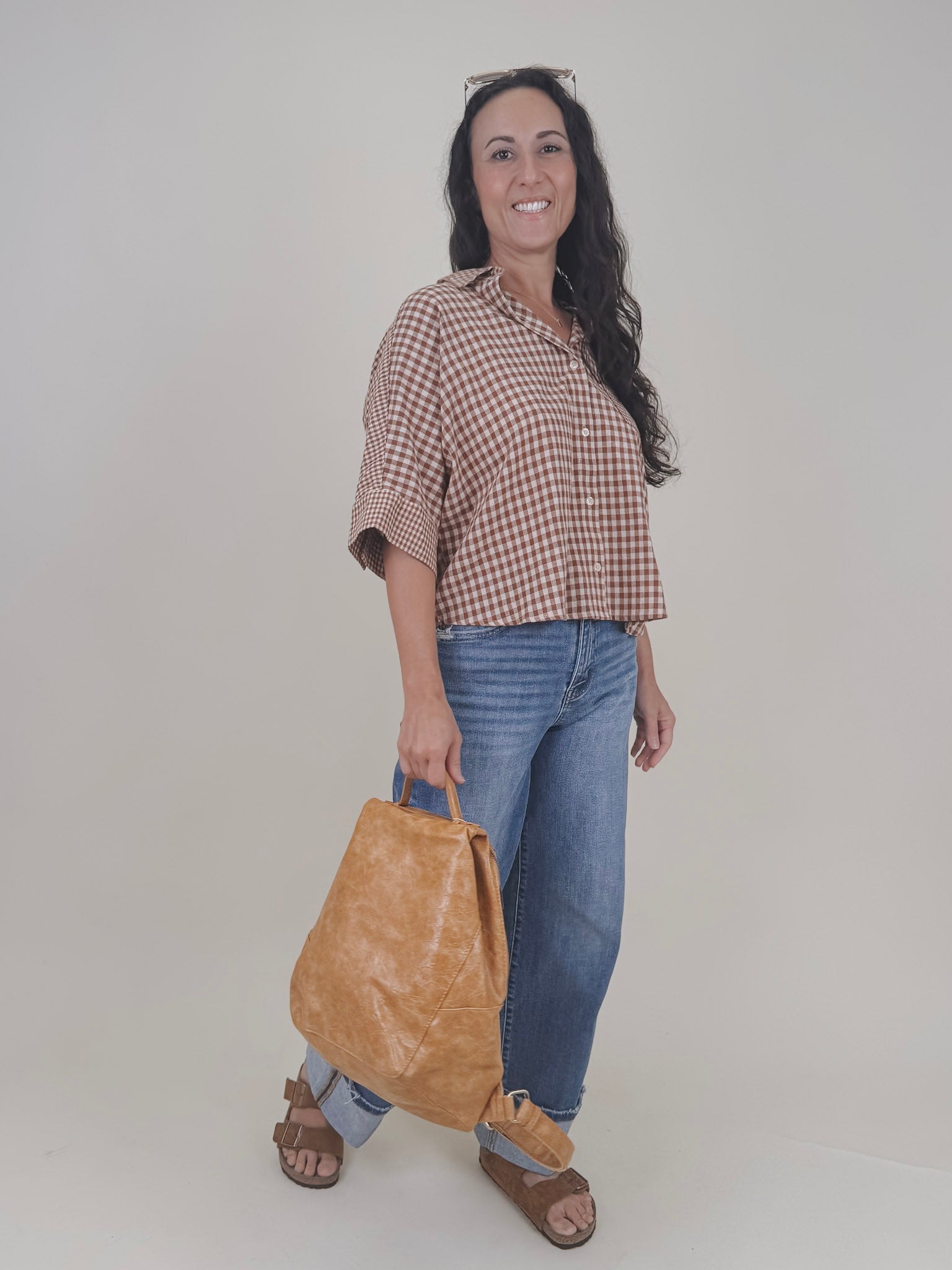Edith Gingham Blouse - PAPER DOLL